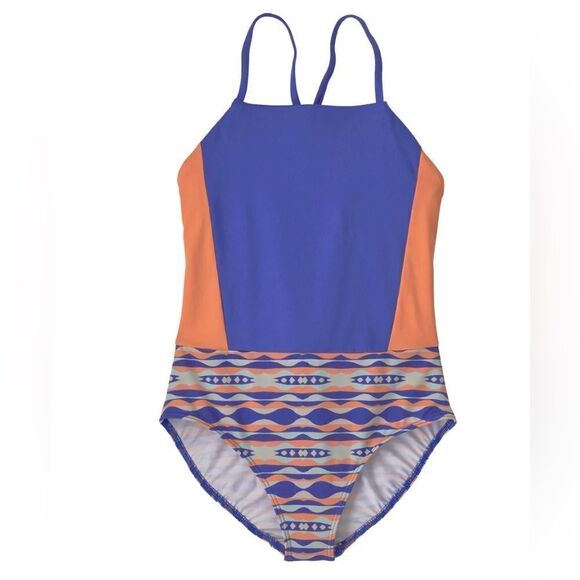 Patagonia Girls SHELL SEEKER ONE-PIECE SWIMSUIT - Picture 1 of 10